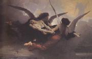 Adolphe William Bouguereau A Soul Brought to Heaven (mk26)